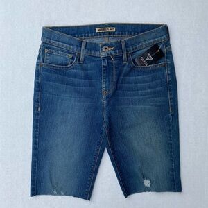 New GUESS Women's Denim Biker Shorts SZ 27